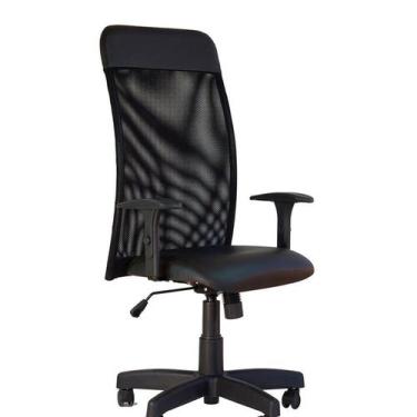 Imagem de Cadeira Giratória Martiflex Sun Presidente Tela com Braço - Sun0132pt2