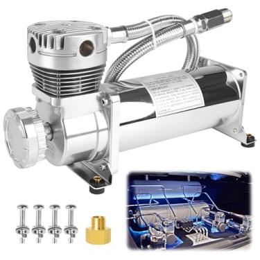 Imagem de Compressor de Ar, Kit de Compressor de Suspensão a Ar, Para Buzina de Carro, Pneus de Veículos, Pneus de Motocicleta