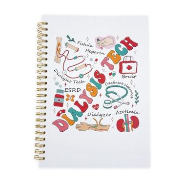 Imagem de Midrean Nursing School Student Medical Journal Assistant Gifts Spiral Nurse Notebook Notepad Planner, Ruled Paper, 5.5"X8.3" 80 (I)