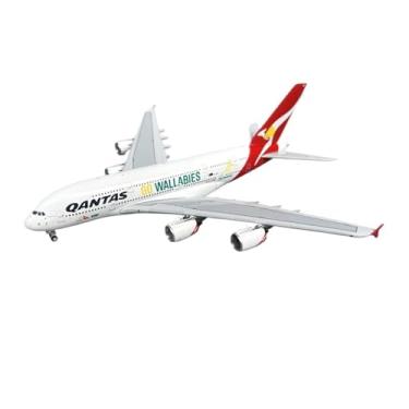 Imagem de Diecast Plane Model 1：400 Scale for A380 VH-OQH Alloy Aircraft Model Static Finished Product Faux Decorations