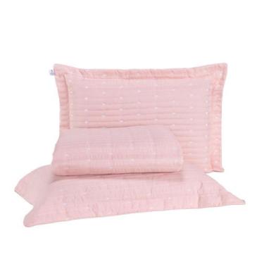 Imagem de Kit Cobre Leito Queen 3 Peças Bordado Urbany Hipercal 400 Fios 100% Po