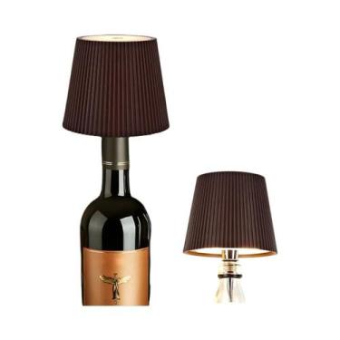 Imagem de Lâmpada De Garrafa De Vinho LED Portátil Sem Fio Com Controle Por Toqu