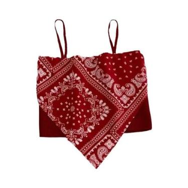 Imagem de Camisetas Cropped Florais Femininas Respiráveis Com Costas Bonitas Par