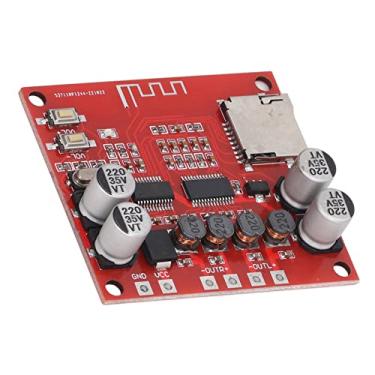 Imagem de WALFRONT Placa Amplificadora de áudio de Canal Duplo, Módulo Amplificador de Potência 2x15W Com Entrada de Cartão de Memória, DC12-24V para Alto-falantes Sem Fio, áudio Doméstico