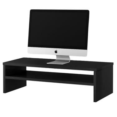Imagem de Suporte Para Monitor Mesa Ergonômico Black Piano Suporte Monitor Mesa