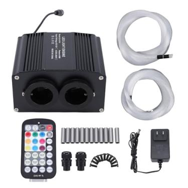 Imagem de ZJchao Jogo Luxuoso do Headliner da Luz das Estrelas, 600 Luzes da Fibra ótica de Rgbw Com Sincronização Dupla Música do Motor para Quartos Dos Suvs Dos Caminhões Carros (plugue americano)