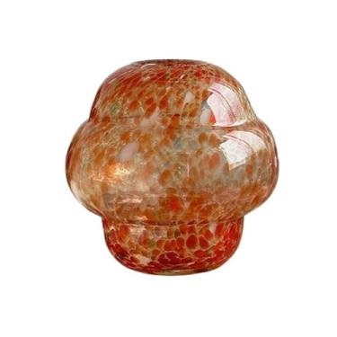 Imagem de Vaso de vidro criativo grande vaso de mesa hidropônico arranjo de flores vasos de flores vitrificadas vasos de flores