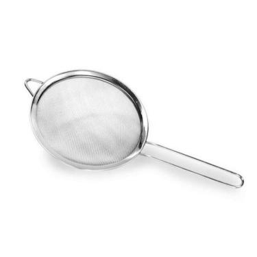 Imagem de Peneira De Inox Luxo 16Cm Moderna Para Óleo E Farinha