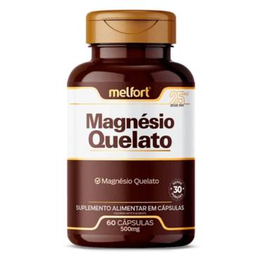 Imagem de Magnésio Quelato 60 Capsulas 500mg Melfort-Unissex