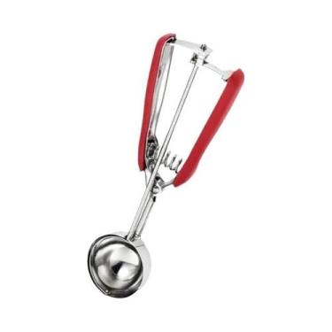 Imagem de Colher De Biscoito De Aço Inoxidável Grande, Média E Pequena, Multiuso