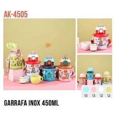 Imagem de Garrafa Térmica de Inox Infantil 450ml - Tomate AK-4505