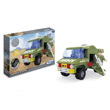 Imagem de Blocos De Montar Aliança Justiça Caminhão de Transporte