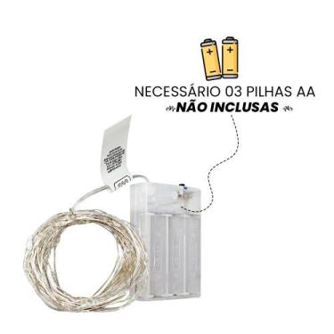 Imagem de Fio De Fada LED Decoração Cordão De Luz 10 Metros - Rosa - Wincy Natal