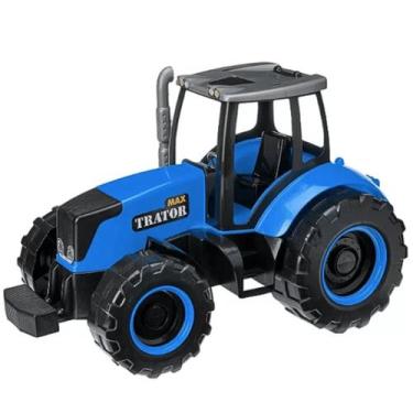 Imagem de Brinquedo Infantil Caminhão Max Trator Azul Tilin 0458 - Tilin Brinque