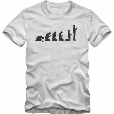 Imagem de Camiseta Masculina Plus Size Estampa Oração Fé Jesus Algodão Manga Cur