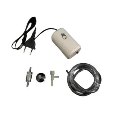 Imagem de Bomba De Ar Mini Ultra Silenciosa 3W 220V Para Aquário, Compressor De 