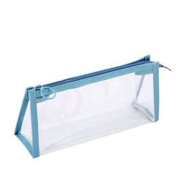 Imagem de Estojo de lápis transparente de PVC impermeável de grande capacidade -