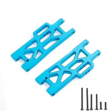 Imagem de 2 peças de metal do braço inferior dianteiro compatíveis com Wltoys 10