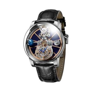 Imagem de Relógio Masculino À Prova d'Água Em Couro Design PINDU Série Celestial