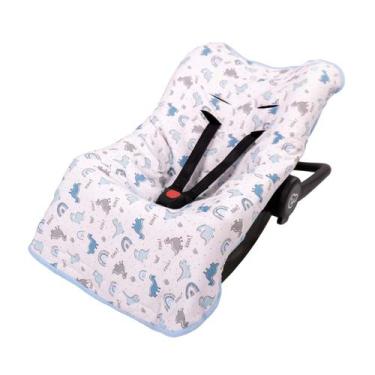 Imagem de Capa para Bebê Conforto Acolchoada 54 cm x 80 cm Bublim, Dinossauro