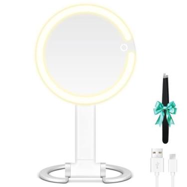 Imagem de Espelho de maquiagem B Beauty Planet com ampliação de 20X com luz