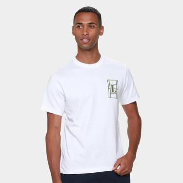 Imagem de Camiseta Lacoste Casual Masculina, Branco, GG
