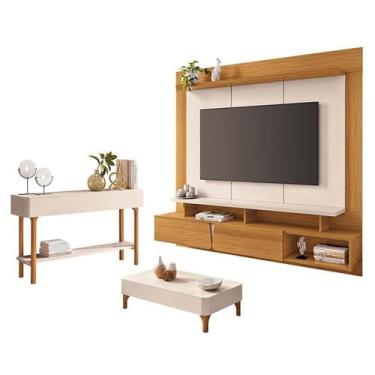 Imagem de Home Suspenso Zenith Cinamomo Off White com Mesa de Centro Liz e Apara