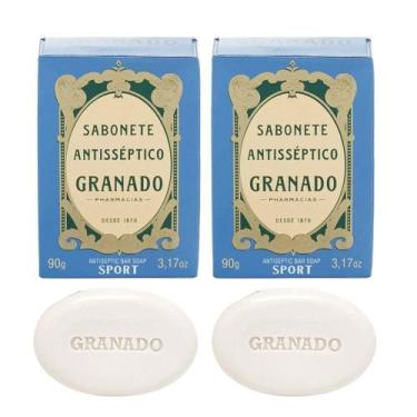 Imagem de Kit 2 Sabonete Antisséptico Granado Em Barra 90g Sport Vegetal