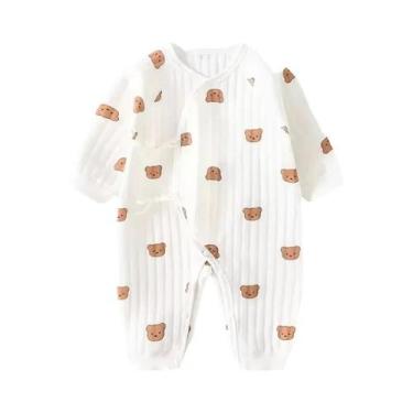 Imagem de Macacão De Manga Longa Para Bebês Meninas E Meninos, Roupa De Uma Peça