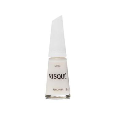 Imagem de Esmalte Risqué Branco Natural Rendinha 8ml, Branco, 8ml