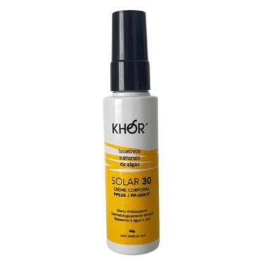 Imagem de Protetor Solar Natural FPS30 PPD17 Frasco com Válvula Dosadora 60g Kho