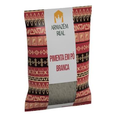 Imagem de Pimenta Branca em Pó - Pacote - 500g - Armazém Real