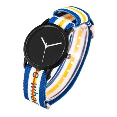 Imagem de Relógio Feminino Esportivo Shifenmei Analógico Quartz Estojo, Azul/Ama