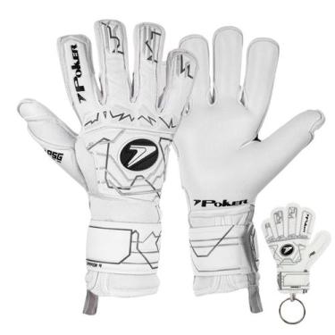 Imagem de Luva De Goleiro Profissional Champion 9 Poker Grip, Branco, 11