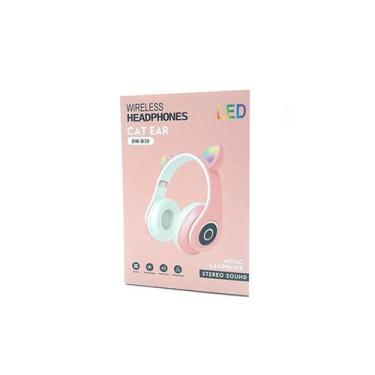 Imagem de Headphone Bluetooth Orelha de Gato Branco DW-B39 - Exbom