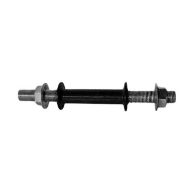 Imagem de Barra para Musculação Rosqueada Barra40 com Pegada Emborrachada Ergonômica Preto Anilhas Fitness