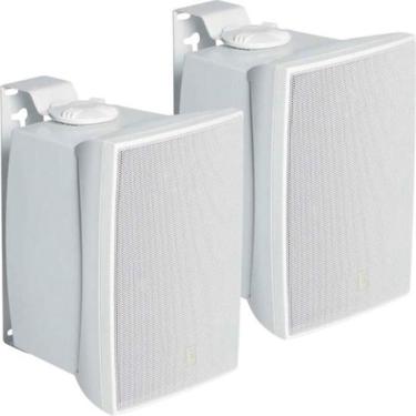 Imagem de Par de Caixa de Som Passiva JBL C521B 40W Full Range 2 Vias Conexão por Fios Branco