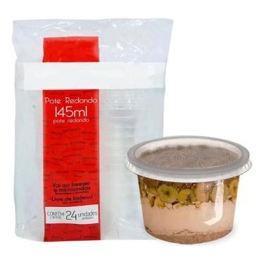 Imagem de Pote Red. 145 Ml Com Tampa 24 Unds Freezer E Micro-Ondas - PRAFESTA, U
