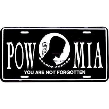 Imagem de Signs 4 Fun Placa de licença SL590 Pow Mia