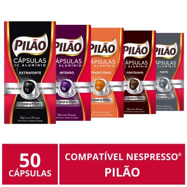 Imagem de 50 Cápsulas para Máquinas Nespresso®, Café Pilão - Cafezale