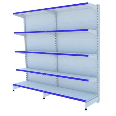 Imagem de Gondola Parede 196 Amapa Flex 60 Kit 2 Metros Branco Fx Azul