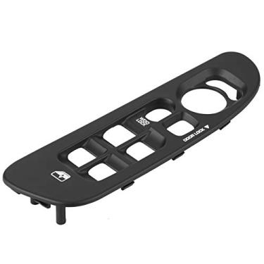 Imagem de Painel de acabamento plástico da janela elétrica, 5hz71xdvae Interruptor de controle da janela da porta dianteira esquerda do carro Moldura para Dodge Ram 1500 2500 3500 02-05