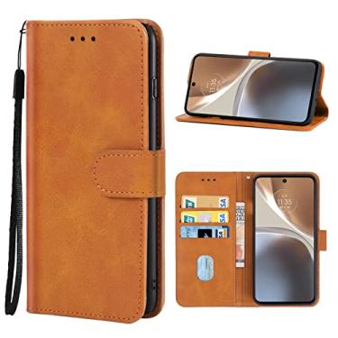 Imagem de Para Motorola Moto G32 Case de telefone de couro