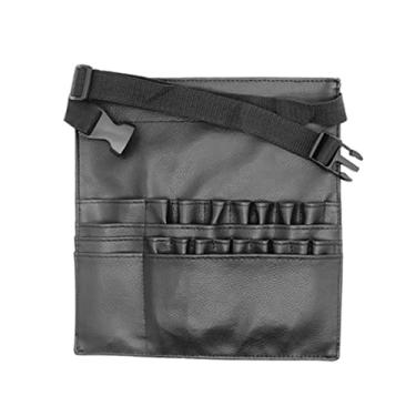 Imagem de Bolsa profissional para maquiagem com 22 bolsos e alça de cinto para artista, Preto, 1 Count (Pack of 1)