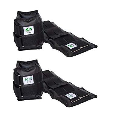 Imagem de Kit Caneleiras Peso Funcional Profissional Lona 5kg 6kg