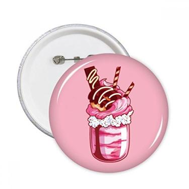 Imagem de Biscoitos de Chocolate Garrafa de Sorvete Pinos Redondos Emblema Botão Decoração Acessório 5 peças