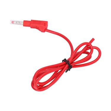 Imagem de Cabo de Teste Com Plugue Banana, Peças de Latão Cabo de Teste Com Plugue Banana para Bateria (Vermelho)
