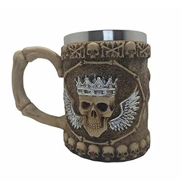 Imagem de Caneca Rei Caveira Chopp Cerveja 1196b