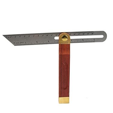 Imagem de Carpintaria ajustável Medidor de Chanfrado Quadrado Localizador de Ângulo Lâmina Régua Chanfrada Deslizante em T com Alça para Craftsman Builder Carpinteiro Arquiteto Engenheiro (19 cm)