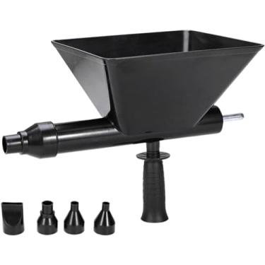 Imagem de Máquina de reboco de cimento, injetor elétrico de argamassa de argamassa, 4 bicos de design destacáveis ​​com rosca, conjunto automático de reboco de telha de tijolo, argamassa apontando Gn para mistu